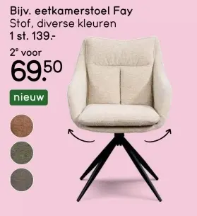 Aanbieding: eetkamerstoel Fay