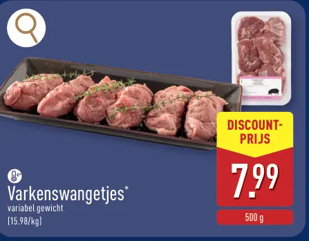 Promotie: Varkenswangetjes