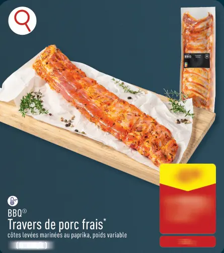 Offre: Travers de porc frais