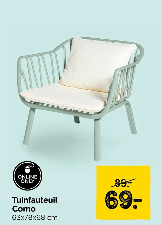 Aanbieding: Tuinfauteuil Como