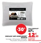 Aanbieding: OREILLER "ANTI-RONFLEMENT"