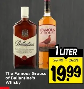 Aanbieding: The Famous Grouse of Ballantine's Whisky