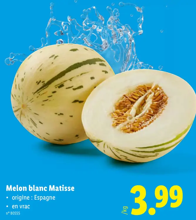 Offre: Melon blanc Matisse