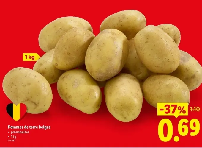 Offre: Pommes de terre belges