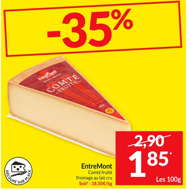 Offre: Comté fruité