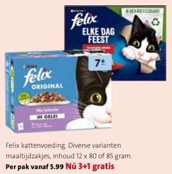 Aanbieding: Felix kattenvoeding 