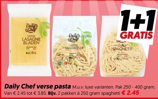 Aanbieding: Verse pasta
