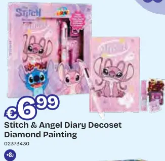 Aanbieding: Angel Diary Decoset Diamond Painting