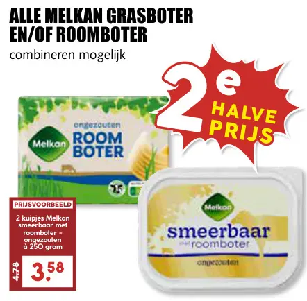 Aanbieding: Melkan Grasboter en/of Roomboter