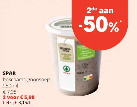 Promotie: Boschampignonsoep