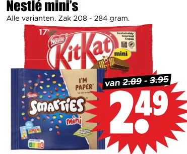 Aanbieding: mini's