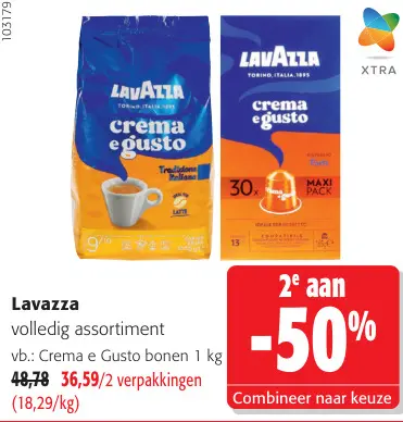 Promotie: Crema e Gusto bonen