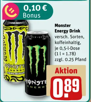 Aanbieding: Monster Energy Drink
