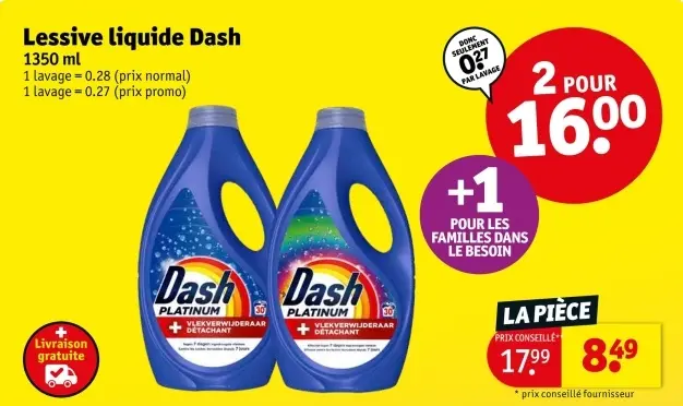 Offre: Lessive liquide