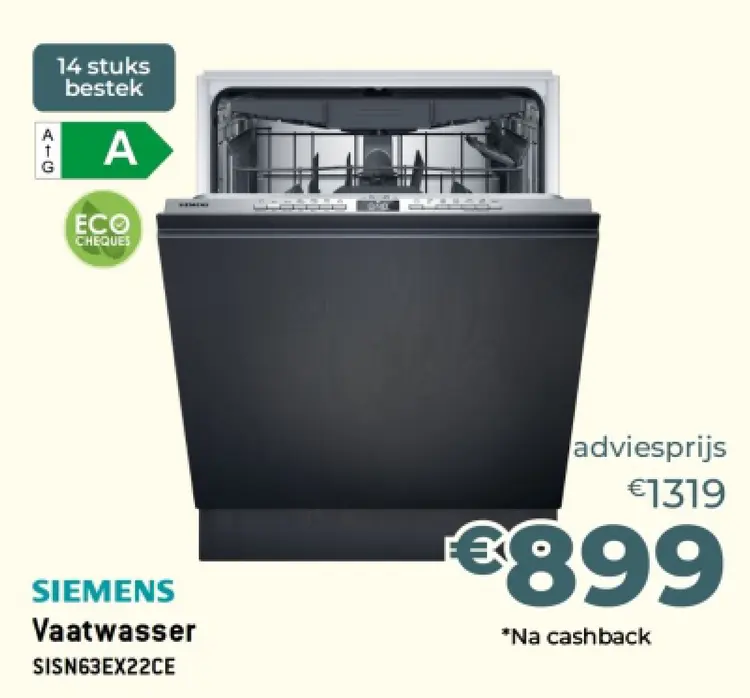 Promotie: Vaatwasser