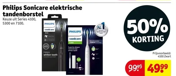 Promotie: Philips Sonicare elektrische tandenborstel