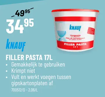 Aanbieding: FILLER PASTA