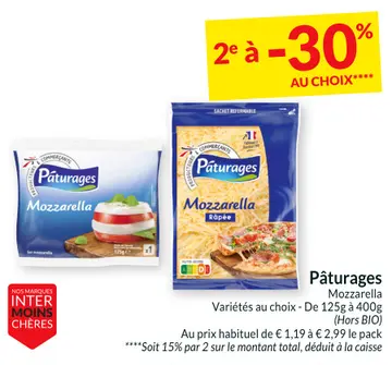 Offre: Pâturages Mozzarella