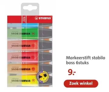 Aanbieding: Markeerstift stabilo boss
