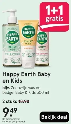 Aanbieding: Happy Earth Baby en Kids