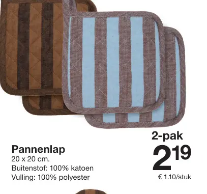 Aanbieding: Pannenlap
