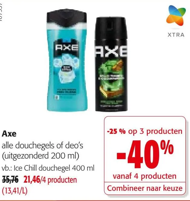 Promotie: Alle douchegels of deo's