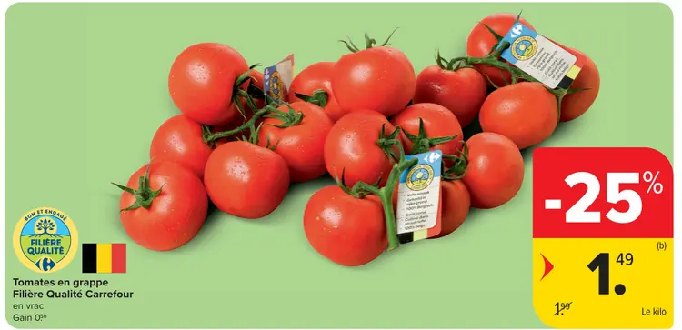 Offre: Tomates en grappe