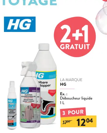Offre: Déboucheur liquide