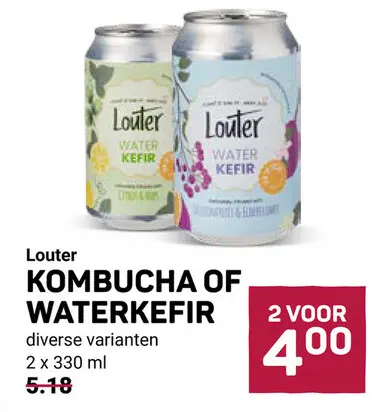 Aanbieding: Kombucha of waterkefir
