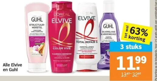 Aanbieding: Elvive en Guhl