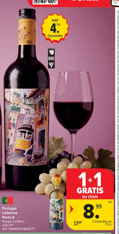 Offre: Portugal Lisbonne Porta 6