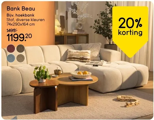 Aanbieding: Bank Beau