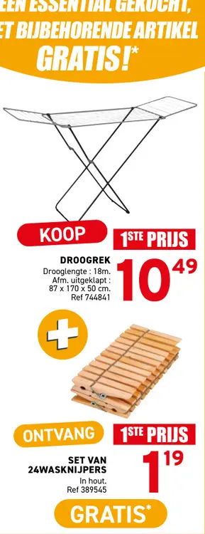 Promotie: Droogrek
