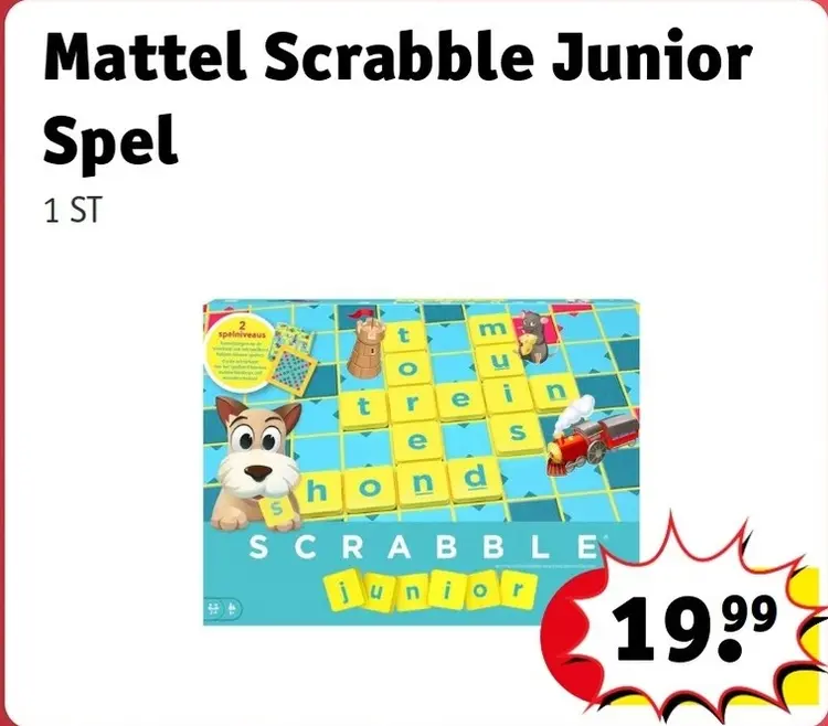 Promotie: Scrabble Junior Spel