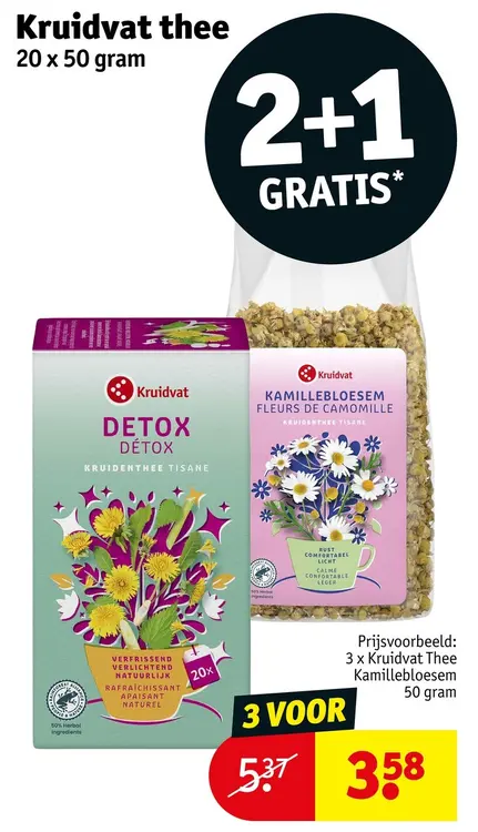 Promotie: Thee