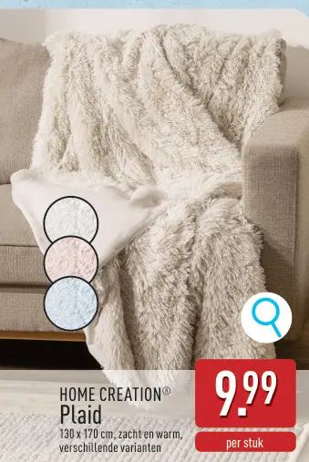 Promotie: HOME CREATION® Plaid