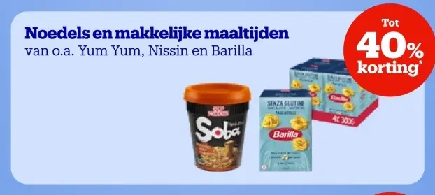 Promotie: Noedels en makkelijke maaltijden