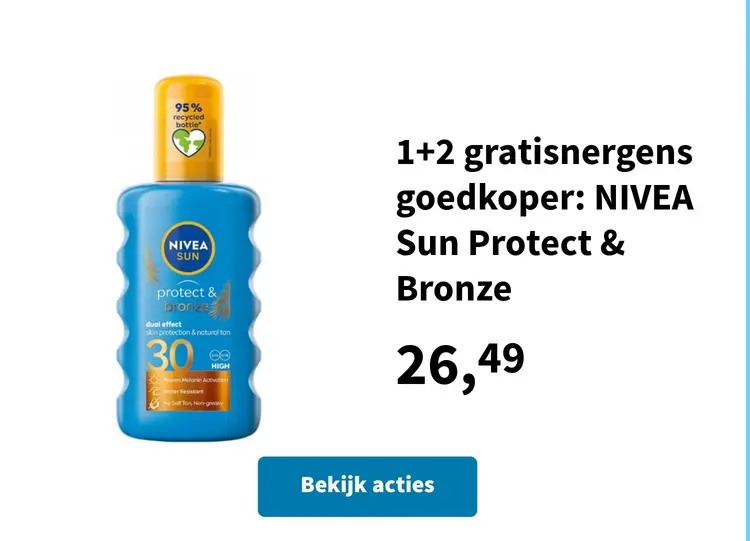 Promotie: NIVEA Sun Protect & Bronze
