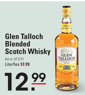 Aanbieding: Glen Talloch Blended Scotch Whisky