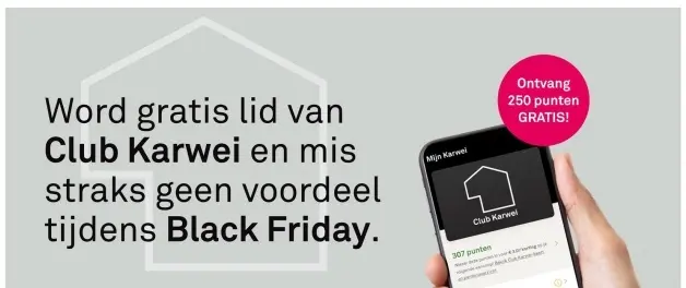 Aanbieding: Club Karwei membership