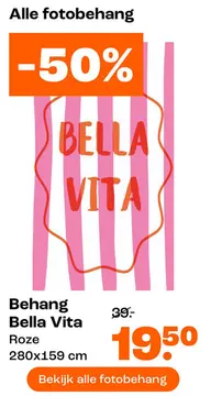 Aanbieding: Behang Bella Vita