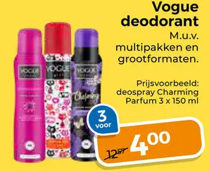 Aanbieding: Vogue deodorant