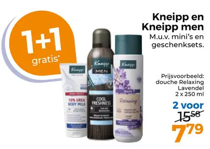 Aanbieding: Kneipp en Kneipp men