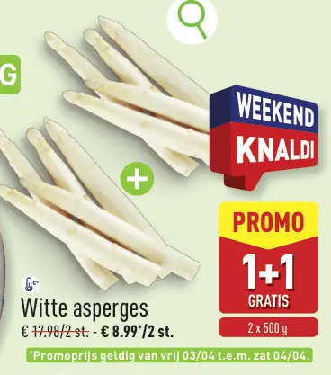 Promotie: Witte asperges