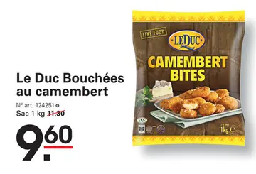 Offre: Le Duc Bouchées au camembert