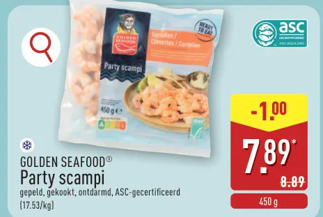 Promotie: Party scampi