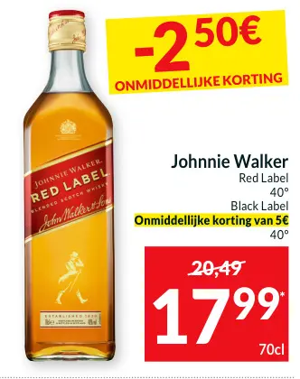 Aanbieding: Johnnie Walker