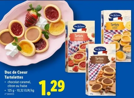 Offre: Tartelettes