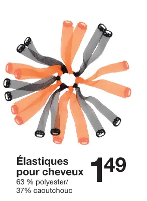 Offre: Élastiques pour cheveux