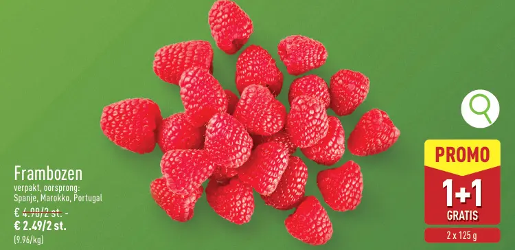 Promotie: Frambozen